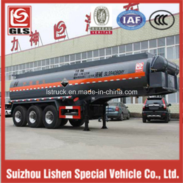 3-Axle 27000L Chemical Liquid Tank Semi Trailer for Corrosives 