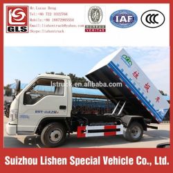 New Dump Garbage Truck Self-Loading Small Rubbish Truck