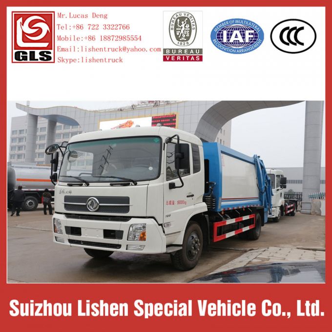 Garbage Truck for Sale 12 Cbm Hydraulic Pump Garbage Compressor Truck Rubbish Collection Vehicle 