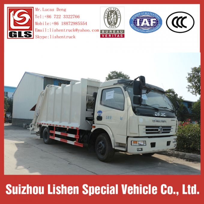 Garbage Compressor Truck Dongfeng 4*2 Rubbish Compress Vehicle 