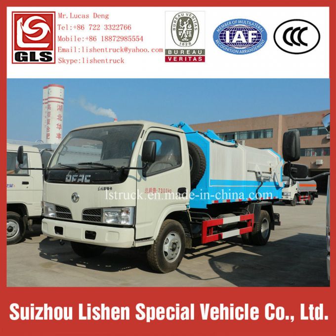 Garbage Truck Rubbish Transport Vehicle DFAC Refuse Compactor Truck 