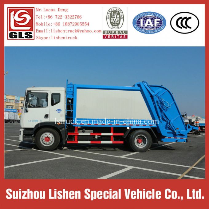 Garbage Compactor Truck Affordable Famous Brand Dongfeng 10 Cbm Garbage Transport Compressed Rubbish 