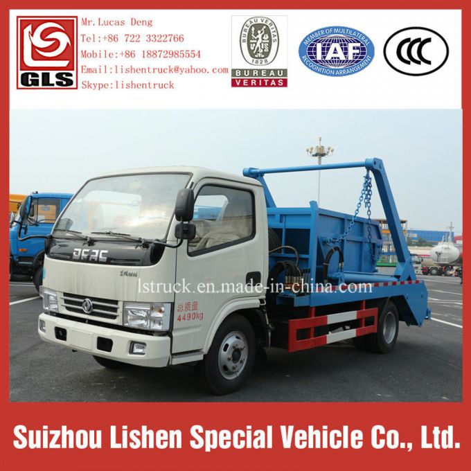 Dongfeng Swing Arm Garbage Truck 4*2 DFAC Refuse Collector 