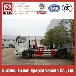 Swing-Arm Garbage Truck for Sale 8 Cbm Capacity Hook Arm Garbage Vehicle