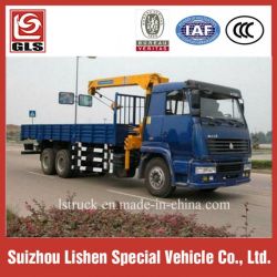 10-15 Tons Crane Truck Sinotruk HOWO 6X4 Mounted Crane for Sale