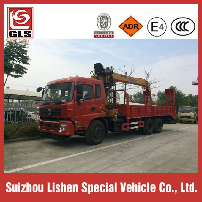 10 Ton Crane Mounted Truck Dongfeng Truck Cranes 