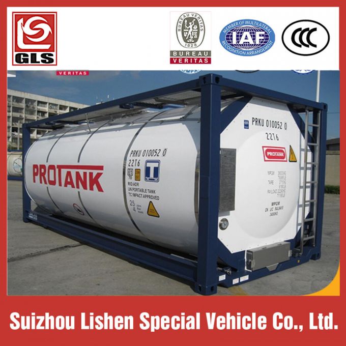 Insulated 20FT 40FT ISO Tank Containers for Fuel LPG Transport 
