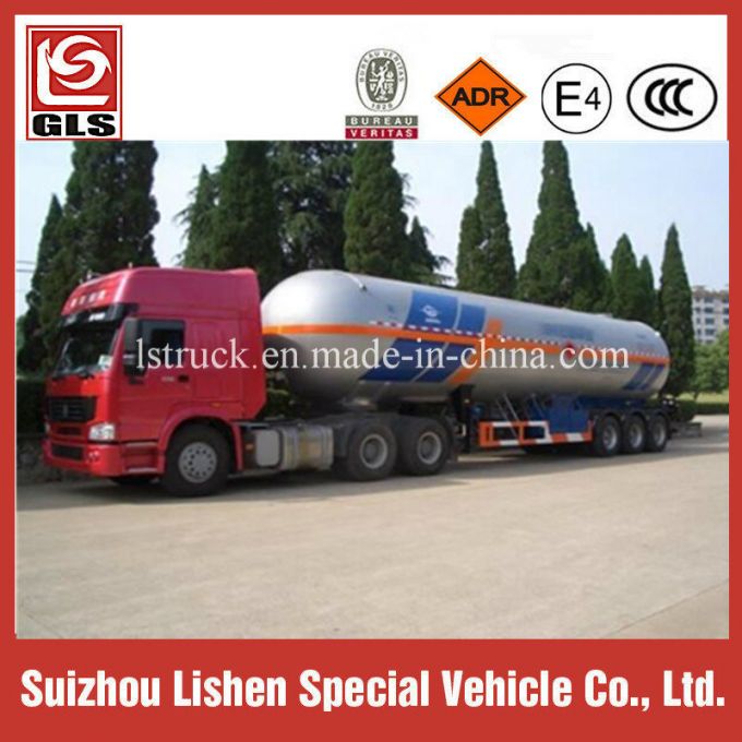 56000L 3 Axle Fuwa LPG Tanker Gas Semi Trailer 