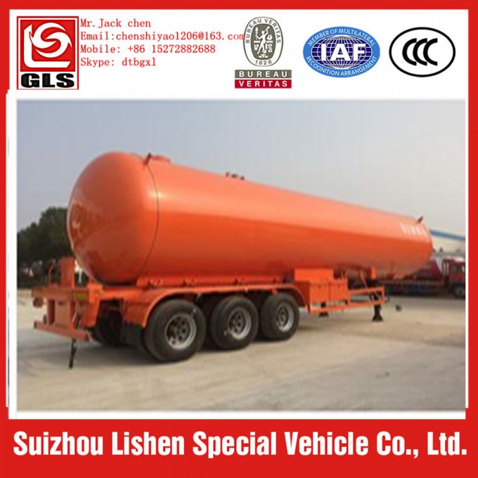 0LPG Tanker Semi-Trailer Manufacturer in China, 54cbm LPG Transport Trailer, 3 Axles LPG Truck Trail 