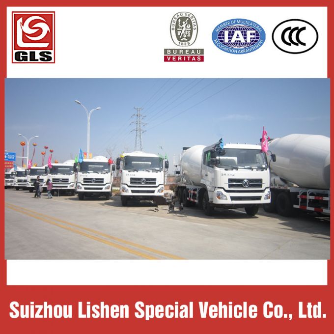 Dongfeng Brand Concrete Mix Truck 8-12m3 6X4 Drive Cummins Engine 