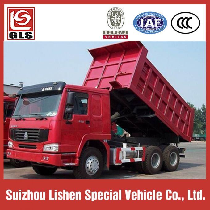 Stock Dump Truck, HOWO Zz3257n3847A 6X4 Drive 371HP 