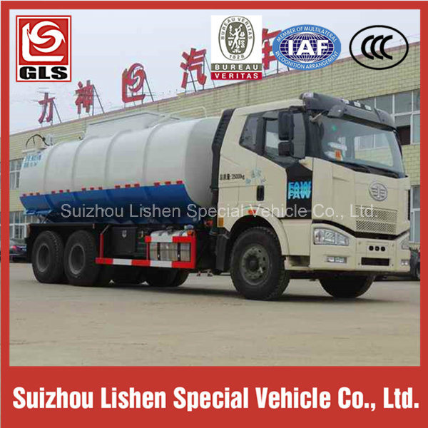 6X4 FAW Chassis 16000L Fecal Suction Tank Truck 