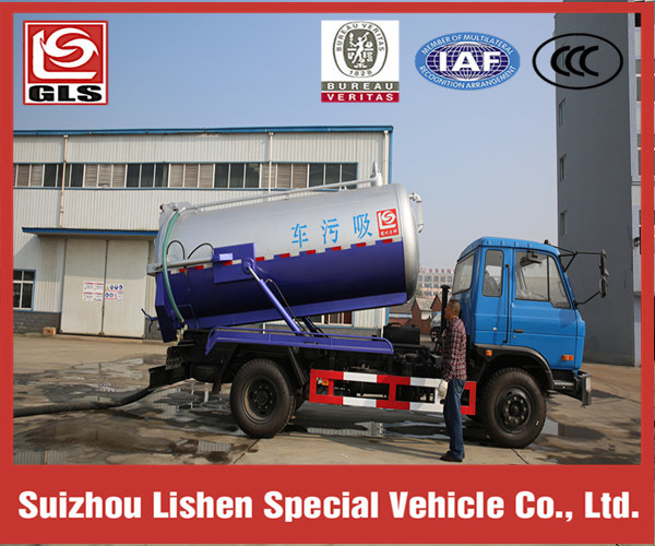 Dongfeng 2 Axle Sewage Suction Truck 