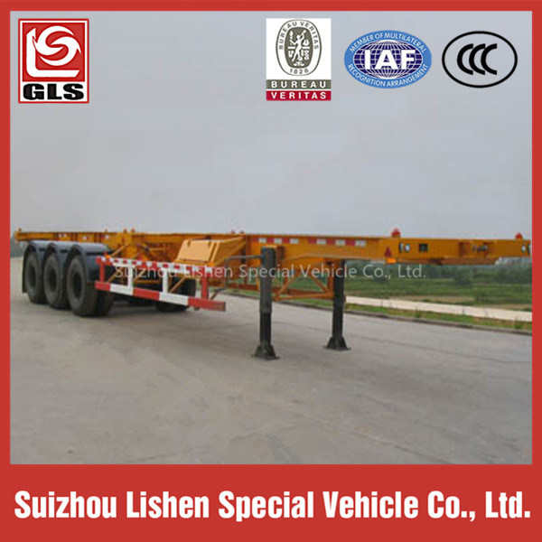 30 Feet 3-Axle Flatbed Container Trailer 
