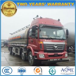 35 M3 Foton Heavy Capacity Fuel Tank 4 Axles Aluminium Alloy Tanker Truck Price