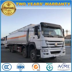 Sinotruk 8X4 Heavy Duty Fuel Tanker 35kl Fuel Bowser Truck for Export