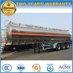 Fuwa 3 Axles Tanker Trailer 45kl Aluminium Alloy Fuel Tanker