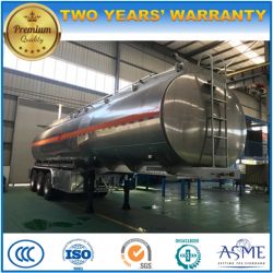 45kl Tank Truck Trailer 304 Stainless Steel Tanker Semi Trailer