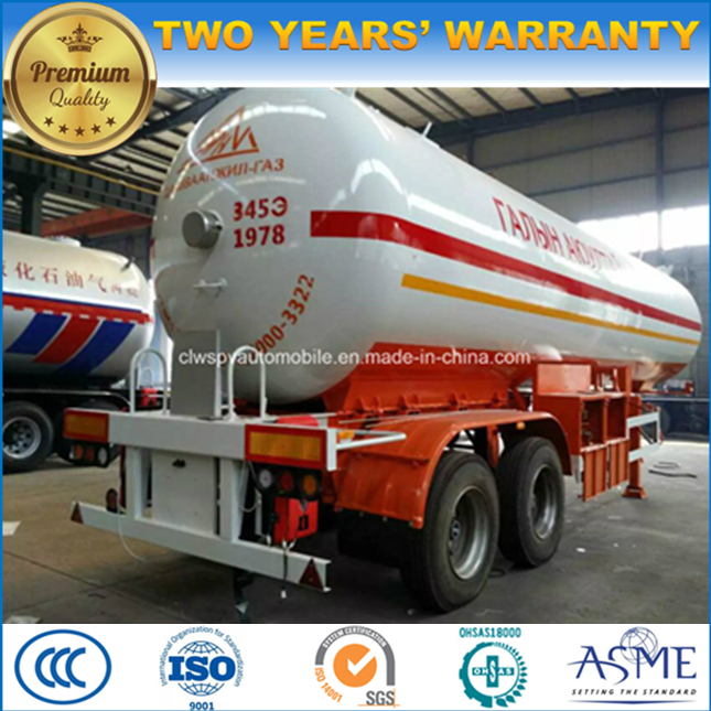 40000 Liters LPG Tanker 40 Cbm M3 LPG Gas Tanker Trailer 