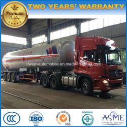 60 Cbm M3 Liquefied Gas Tank Trailer 60000 Liters LPG Transport Truck