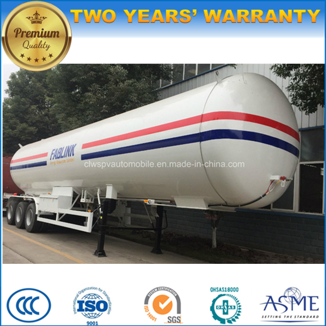  45-50 Cbm M3 LPG Tank Trailer 25t Tons LPG Tanker Trailer Price 