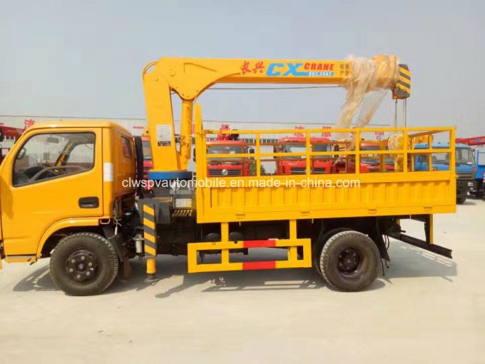 6 Wheels Truck Mounted with Crane 4t Crane Truck 5t Price 
