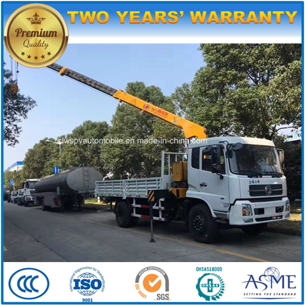 200kw Timber Loading Crane 6 Ton 8 Ton 10 Ton Truck with Crane 