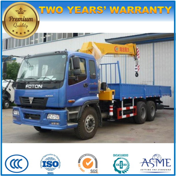 China 6X4 Crane on Truck 8 Tons Truck with Crane for Sale 