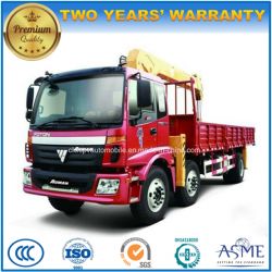 Auman 3 Axles 10 Tons Truck with Crane for Sale