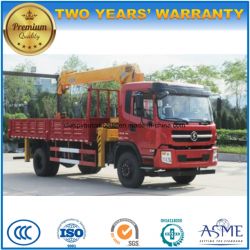 Shacman Lorry Truck Mounted with 6t Straight Arm Crane