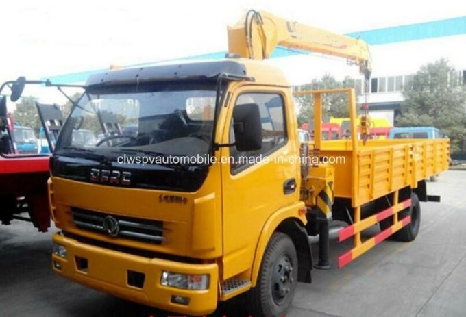 Dongfeng 4*2 4 T 5 T Truck Mounted with Loading Crane for Sale 