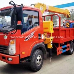 4X2 Sinotruk 3 Tons 4t Truck with Hydraulic Crane for Sale