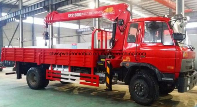 Dongfeng 4*2 Lifting Lorry 6 to 8 Tons Crane Truck for Sale 