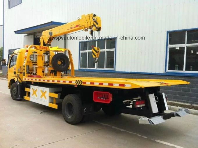Dongfeng Rhd Wrecker 4*2 4 Tons Lifting Lorry Truck Price 