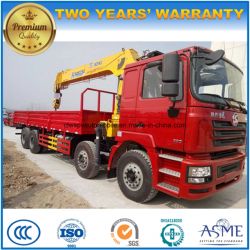 Shacman 8*4 Truck with Loading Crane 12 Tons Truck-Mounted Crane