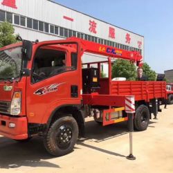 Sinotruk Small 6 Wheels Boom Truck Mounted Crane Price