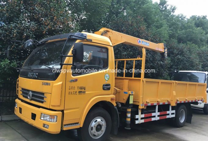 4X2 Lorry Truck Mounted with 3 Tons Straight Arm Crane Price 