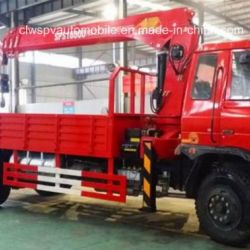 6 Tons 7 Tons Truck Mounted Crane 8 Tons Crane Truck for Sale