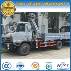 180HP 5 Ton 6ton Lorry Truck with Crane 8t Crane Truck for Sale