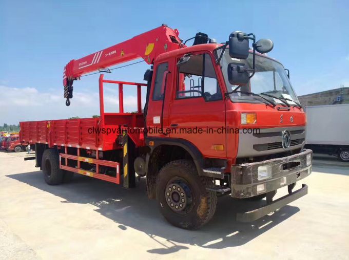 Dongfeng 4X2 5 Tons Jib Crane Mounted on 10 Tons Loading Truck 