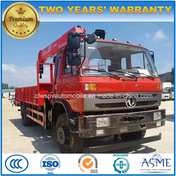 Hot Sale 5 Tons Telescopic Crane 10 Tons Truck Mounted with Crane 