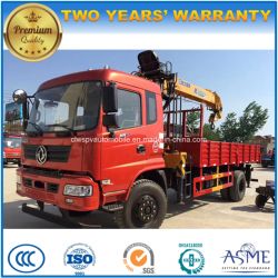 Dongfeng 4X2 6 Wheels 10 Tons Truck with Loading Crane Truck