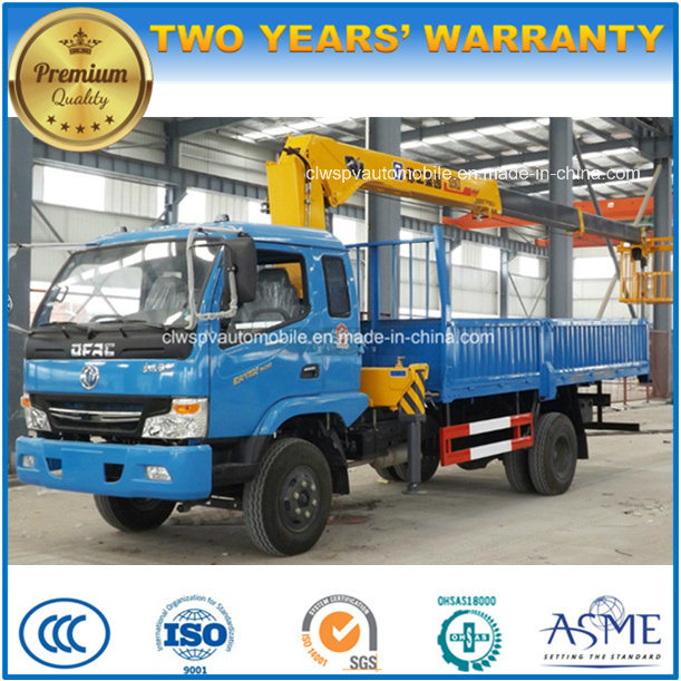 6 Wheels 4 T Telescopic Crane Loading Truck Mounted with Crane Images 1