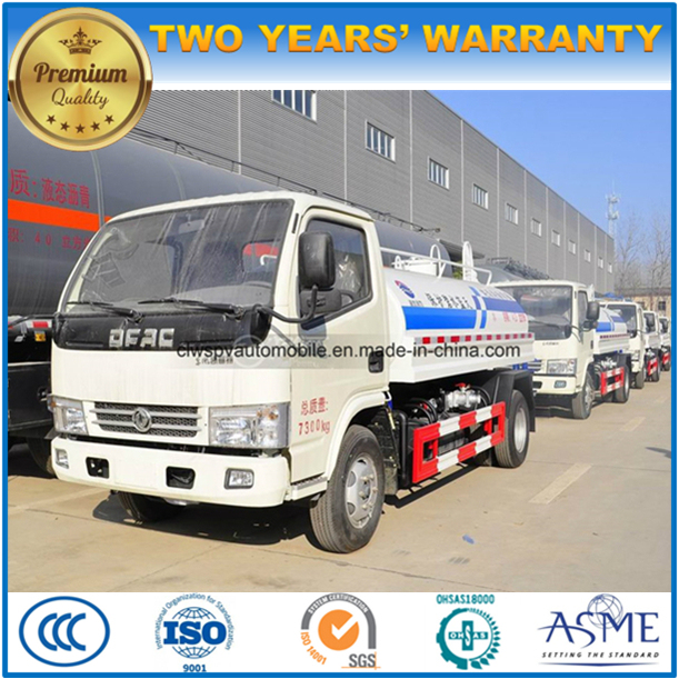 5 Tons Water Transport Truck 5000 L Water Tank Truck for Sale 