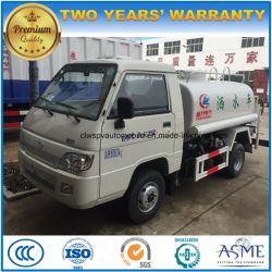 3000 L Small Sprinkler Foton 3t Mini Water Tank Truck Price