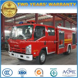 Isuzu 4 Tons Water Fire Engine 1 Tons Fire Extinguish Foam Tanker Truck