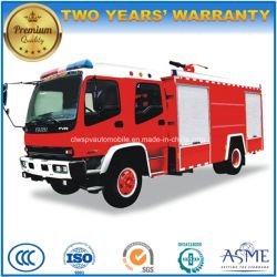 6 Wheels Isuzu 5 T Fire Tender 2 T Foam Tanker Fire Engine Truck