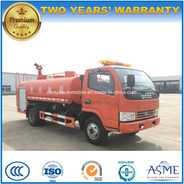 Dongfeng 6 Wheels Water Fire Engine Truck 6000 Liters Fire Fighting Truck 