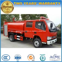 Dongfeng 4X2 Double Cab Water Tender 4500 Liters Fire Fighting Truck