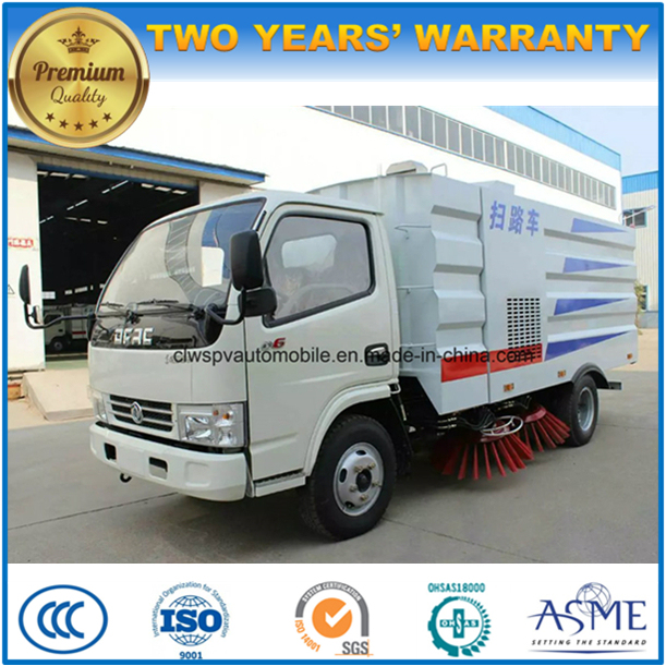 Dongfeng 4*2 Road Sweeper 6 Wheels Street Cleaning Truck 